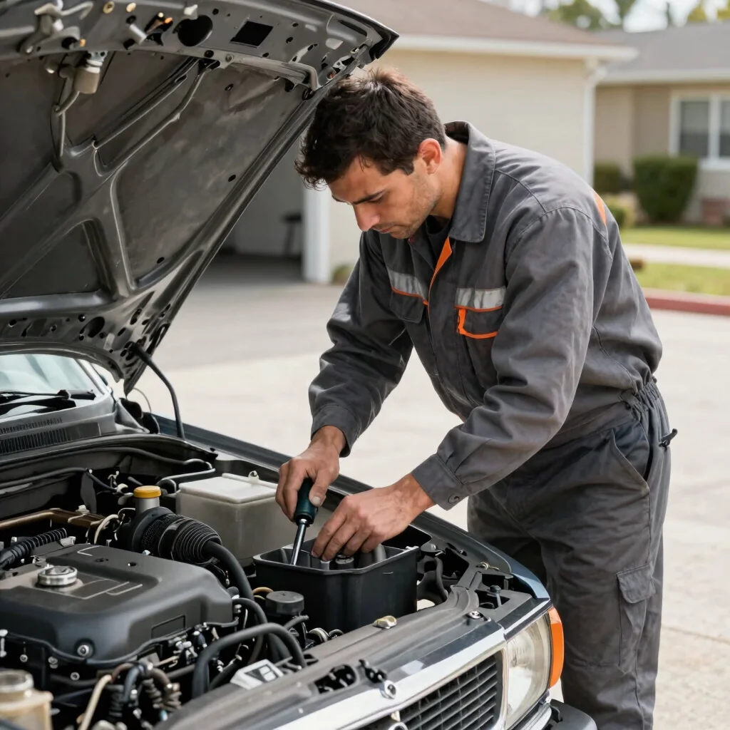 High-Mileage Oil Change